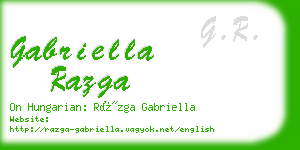 gabriella razga business card